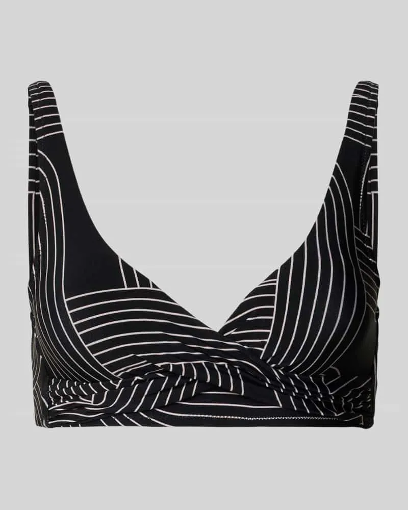 watercult Bikini-Oberteil mit verstellbaren Trägern Black