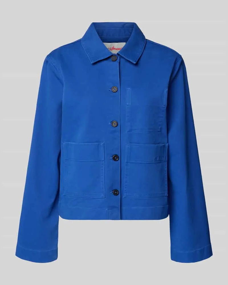 Selected Relaxed Fit Jeansjacke aus Bio-Baumwoll-Mix Modell 'HOTEL AMOUR Royal
