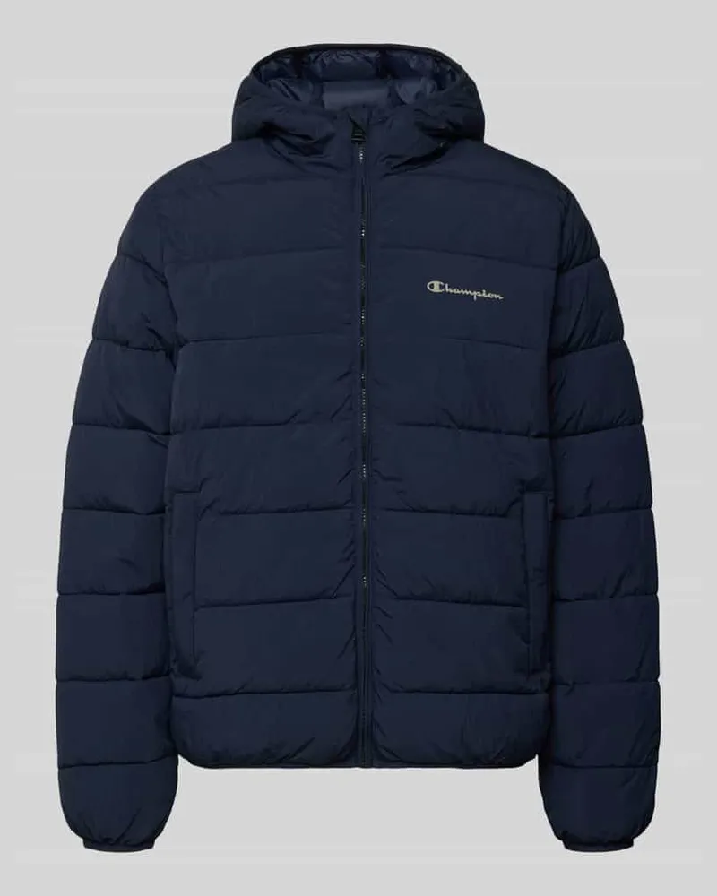 Champion Steppjacke mit Logo und Eingrifftaschen Marine