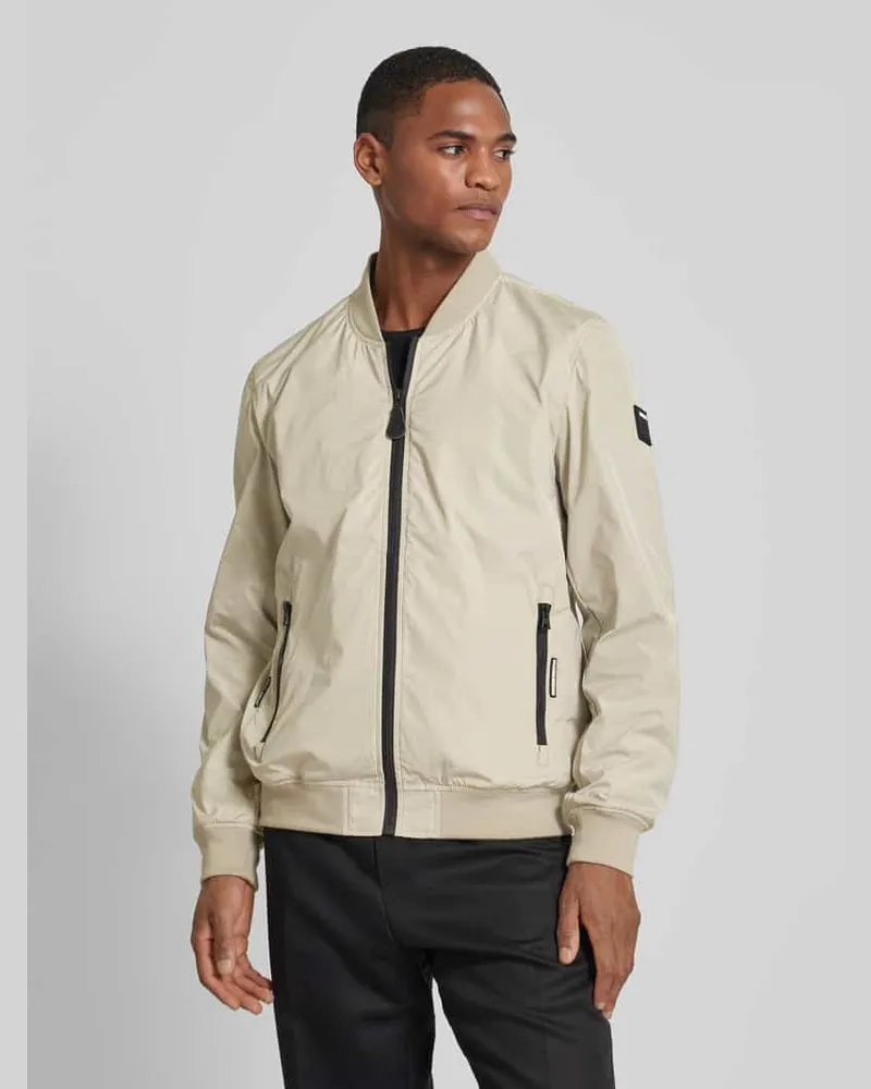 übergangsjacke Bomberjacke Herren Beige Khujo Bomberjacken