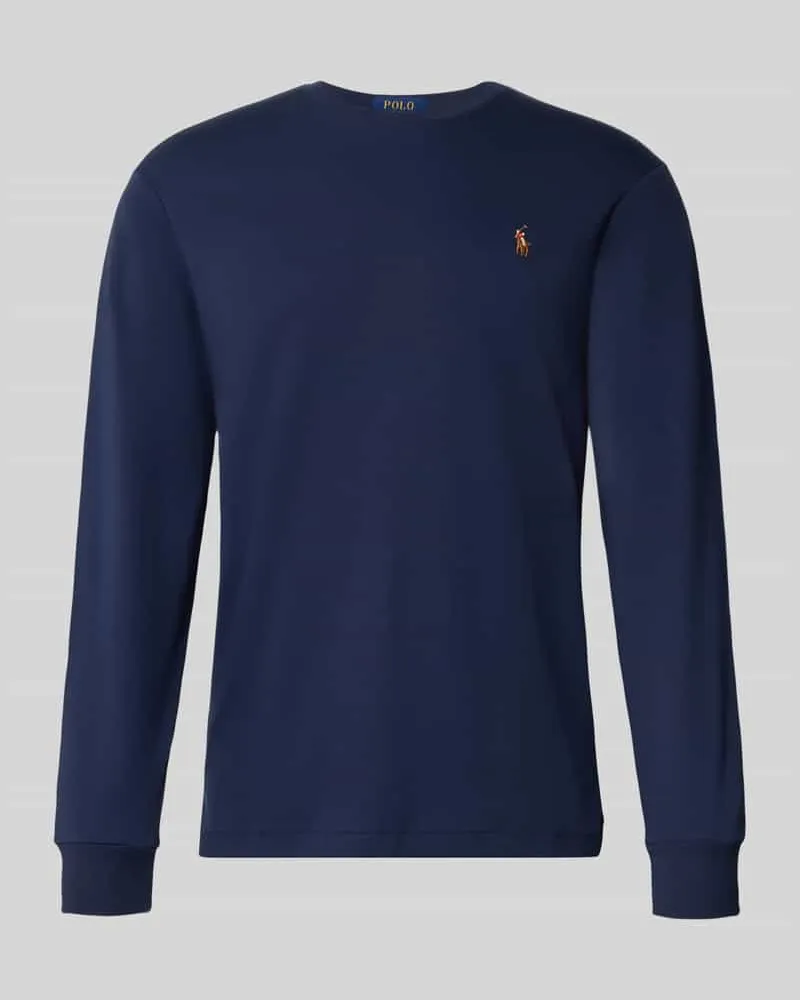 Ralph Lauren Longsleeve mit gerippten Abschlüssen Marine
