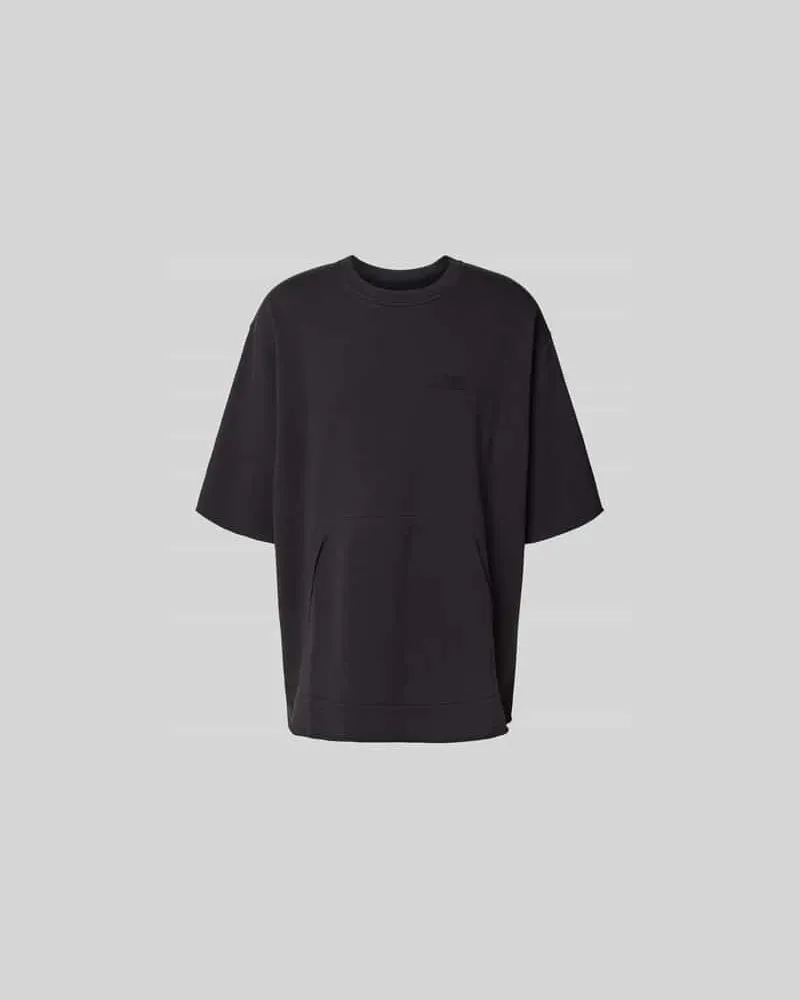 Maison Margiela T-Shirt mit Label-Stitching Black