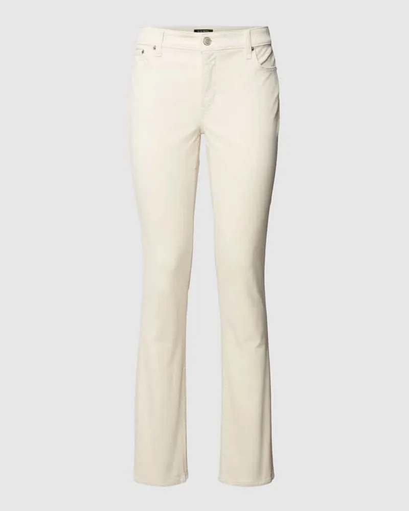 Ralph Lauren Straight Fit Cordhose im 5-Pocket-Design Ecru
