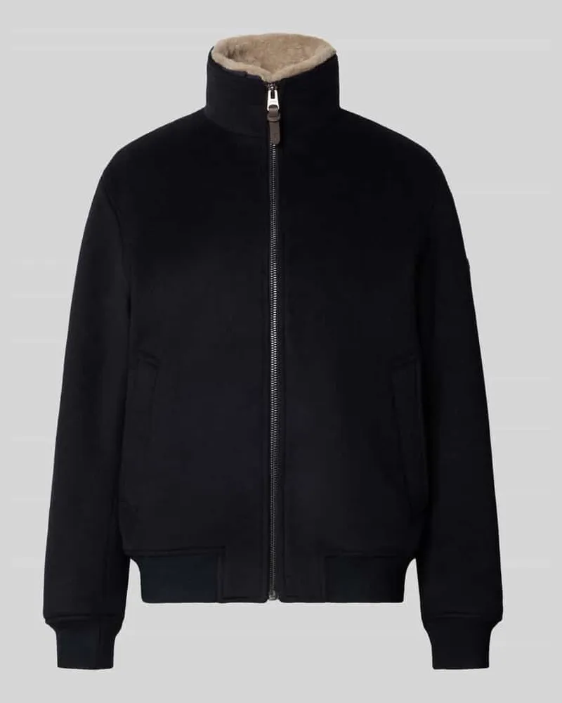 JOOP! Regular Fit Blouson aus Woll-Mix mit Kaschmir-Anteil Marine