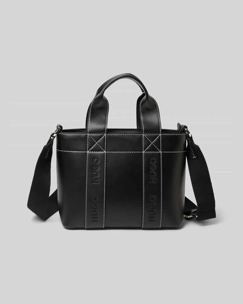 HUGO BOSS Umhängetasche mit Label Stitching Modell 'BECKY Black