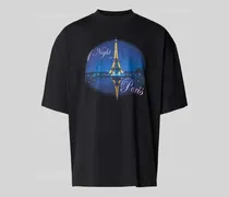 Oversized T-Shirt mit Motiv-Print