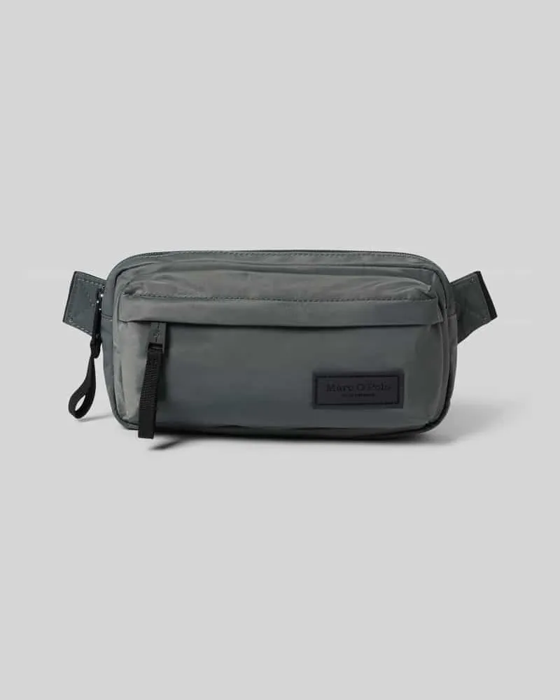 Marc O'Polo Bauchtasche mit Label Patch Mittelgrau