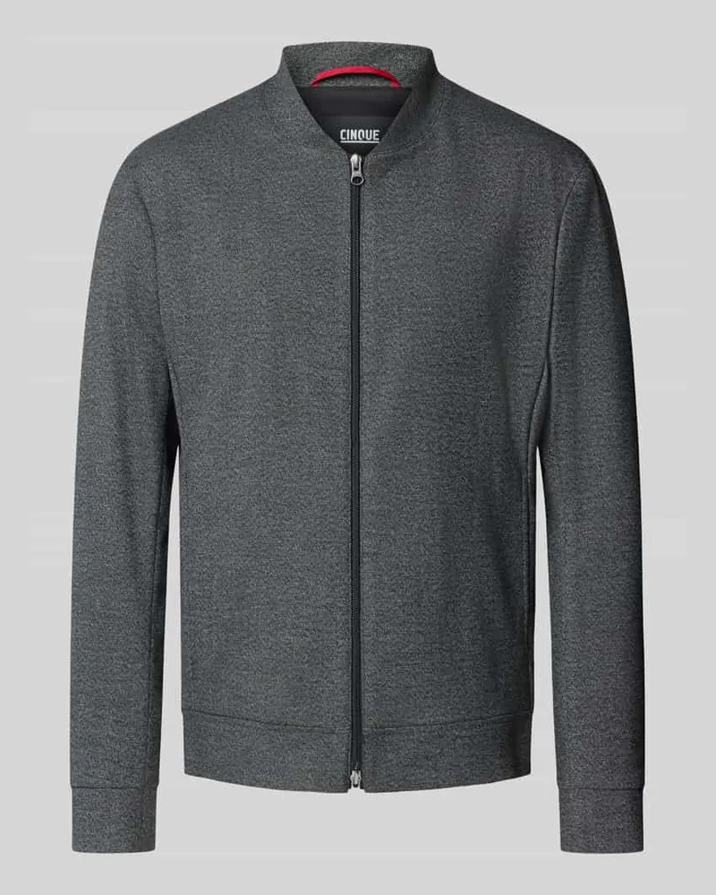 cinque Regular Fit Jacke mit Viskose-Anteil Modell 'Cross Anthrazit