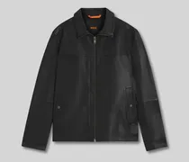 Regular Fit Lederjacke aus echtem Lammnappa Modell 'JOREST