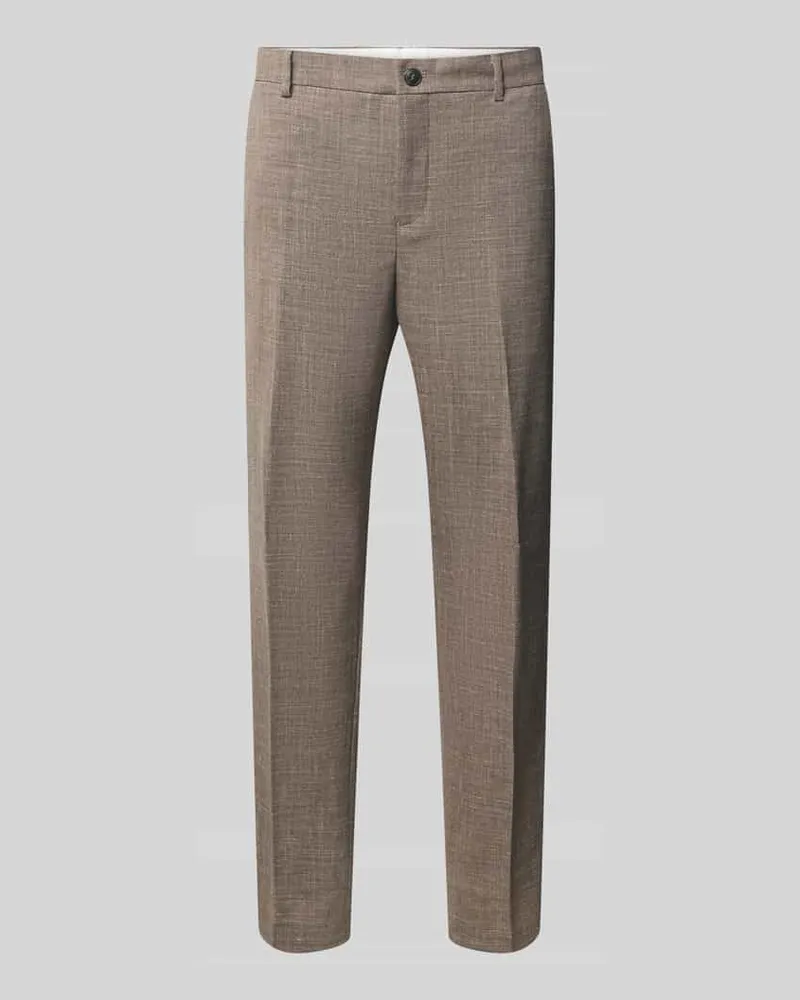 Selected Homme Slim Fit Anzughose mit Woll-Anteil Modell 'SLIM-OASIS Taupe