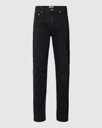 Calvin Klein Slim Fit Jeans mit Label-Details Black