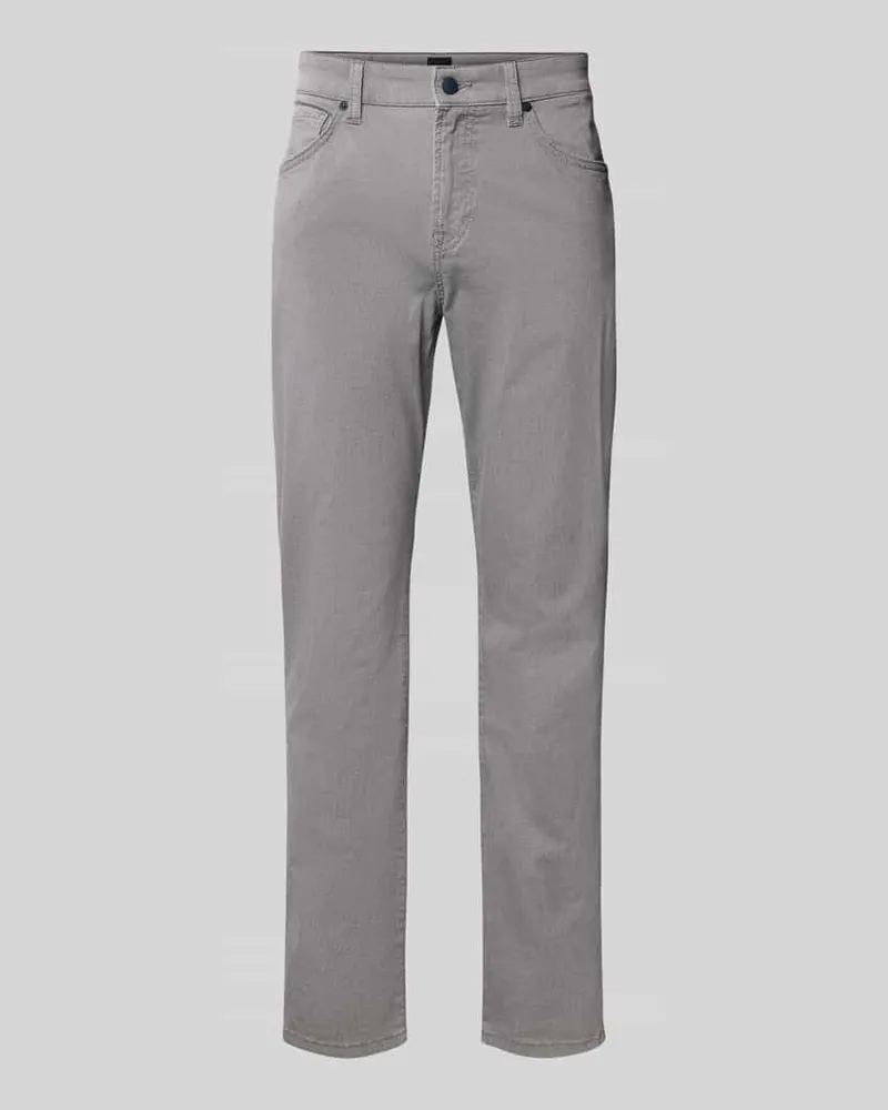 HUGO BOSS Regular Fit Stoffhose aus Baumwoll-Mix Modell 'RE.MAINE5 Marine