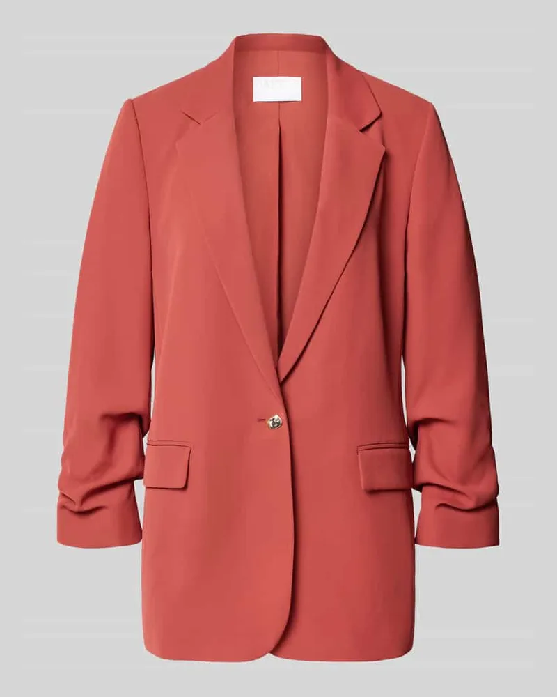 JAKE*S Relaxed Fit Blazer mit Pattentaschen Rostrot
