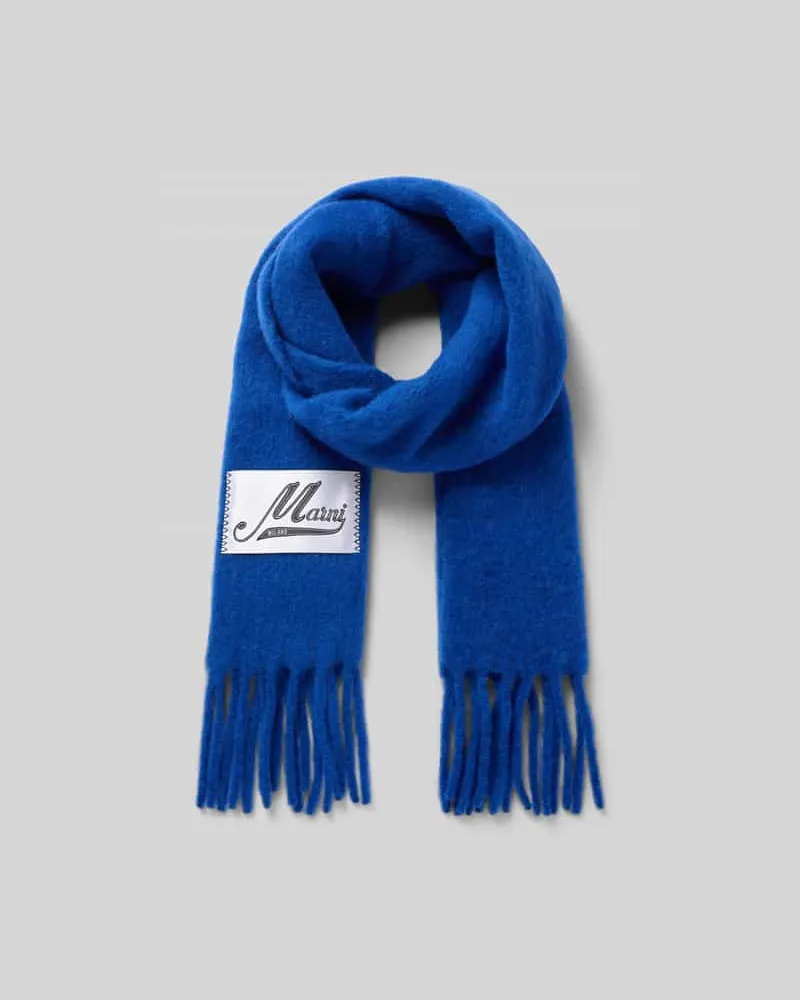Marni Schal mit Label-Detail Royal