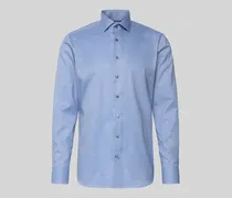 Slim Fit Businesshemd mit Kentkragen Modell 'Savio