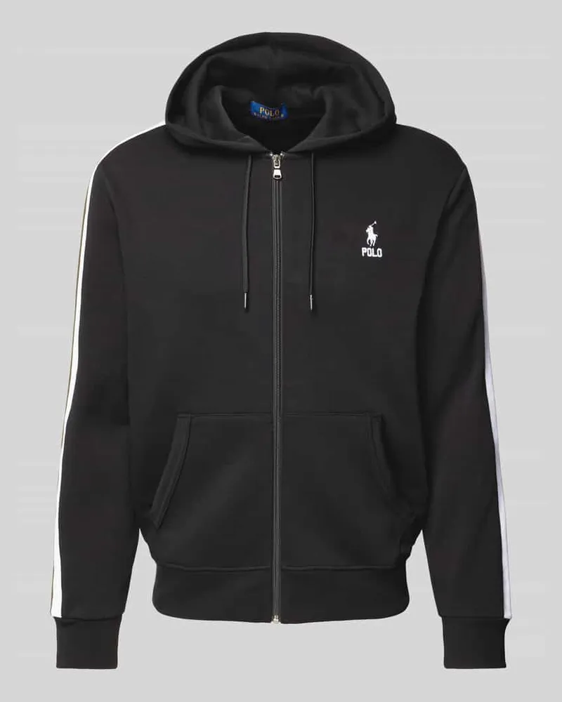 Ralph Lauren Sweatjacke mit Label-Stitching Black