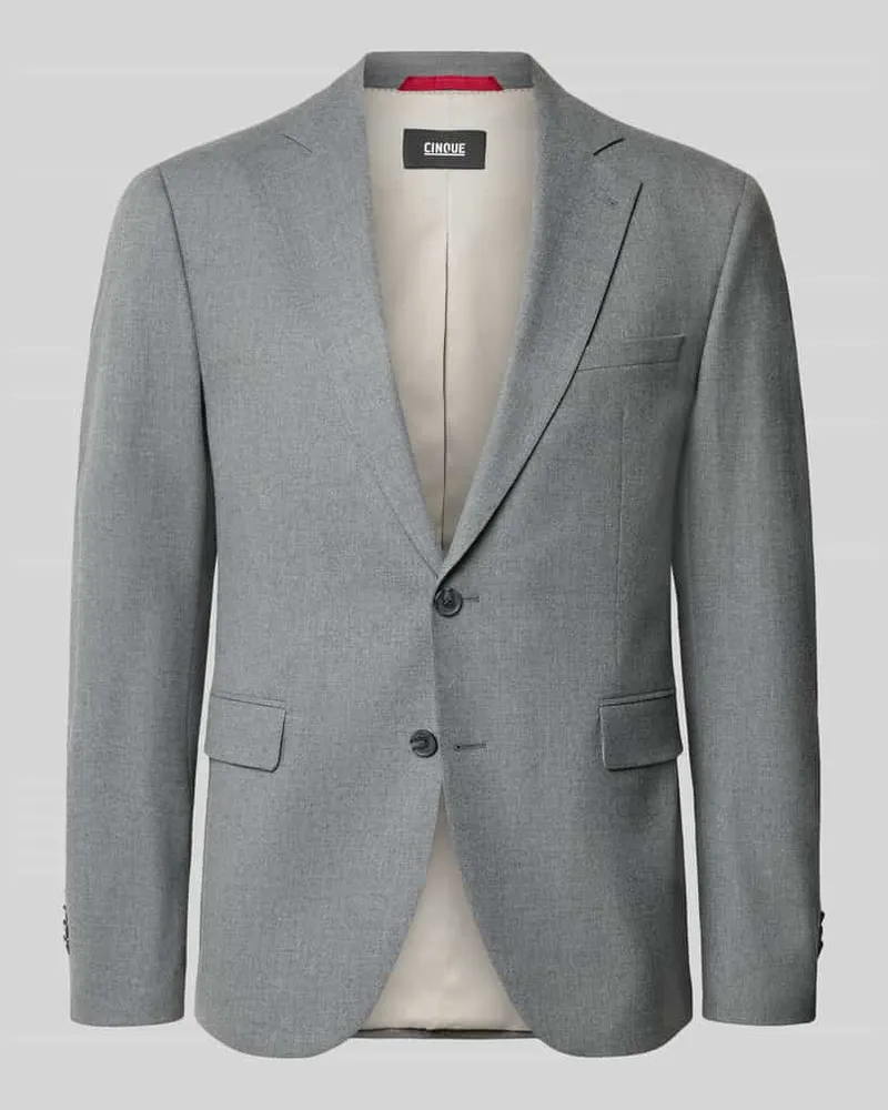cinque Sakko mit Pattentaschen Modell 'Data Silber