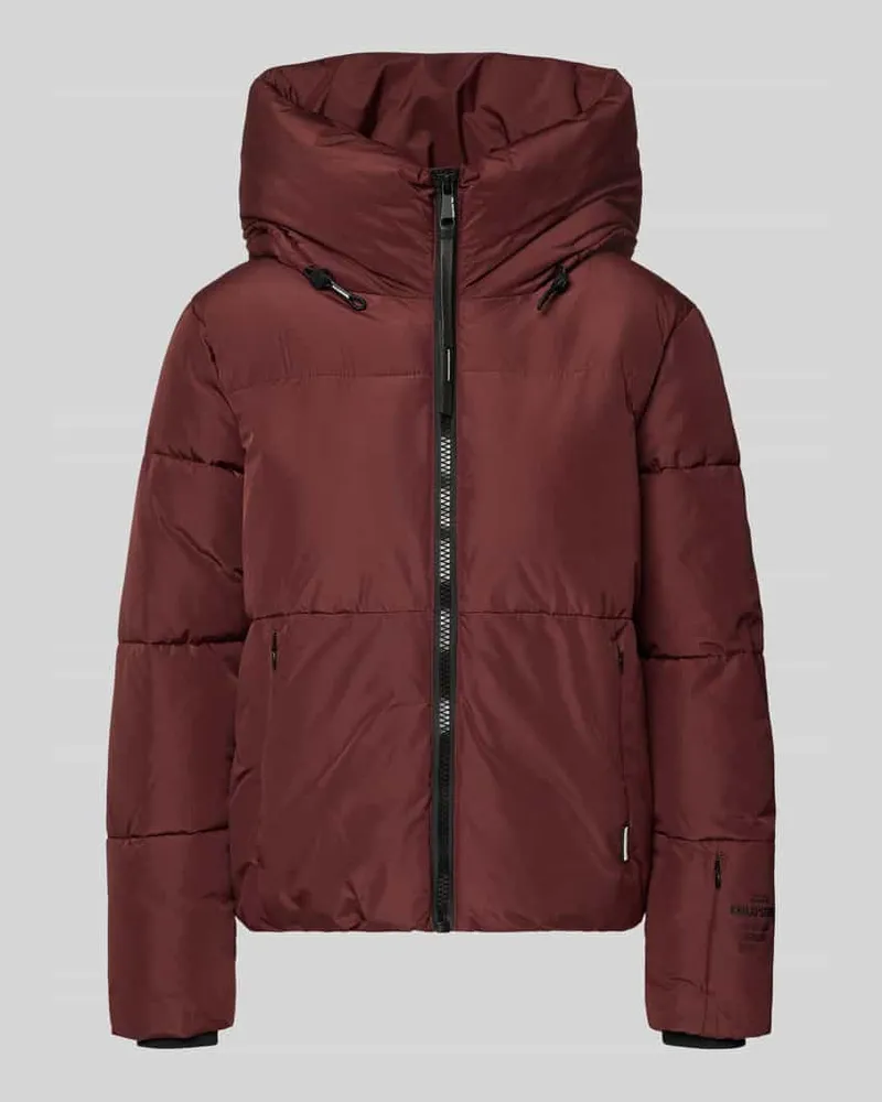 khujo Steppjacke mit Reißverschlusstaschen Modell 'AUDREY MATT Bordeaux