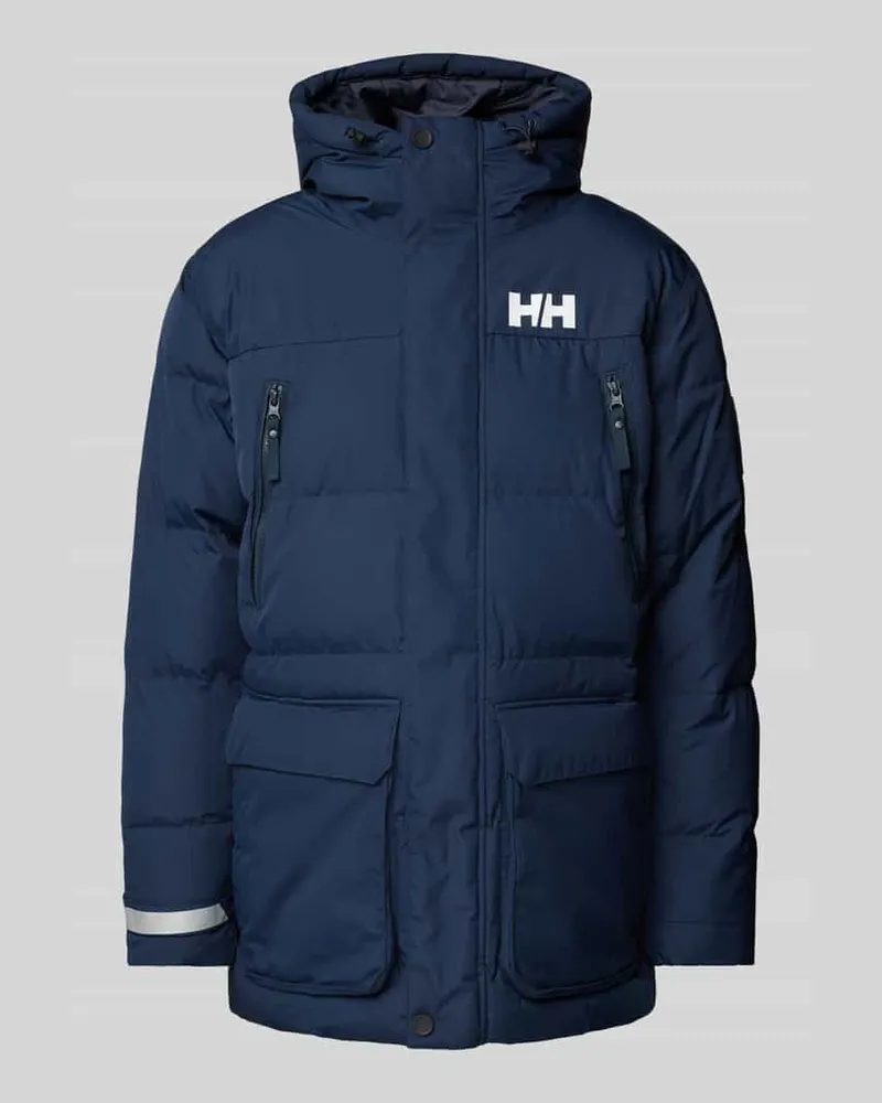 Helly Hansen Steppjacke mit Label-Print Modell 'REINE Marine
