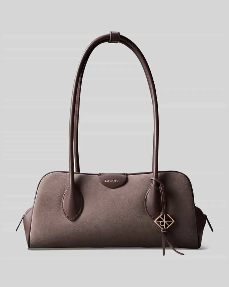 Calvin Klein Henkeltasche mit Label-Detail Taupe