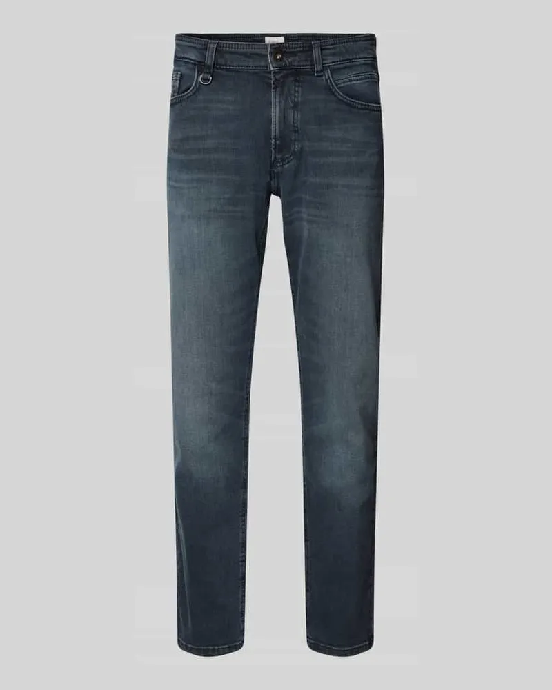 Camel Active Regular Fit Jeans im 5-Pocket-Design Jeansblau