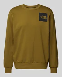 The North Face Sweatshirt mit Label-Patch Khaki