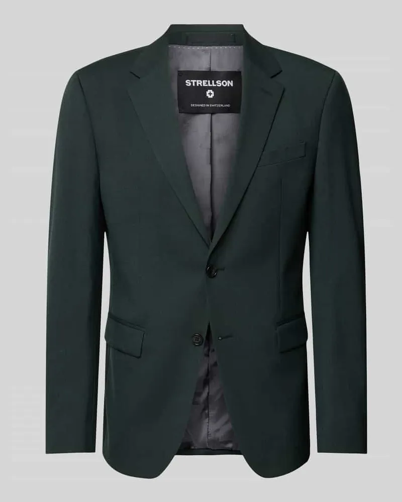 Strellson Sakko mit Reverskragen Modell 'Aidan Dunkelgruen