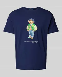 Ralph Lauren T-Shirt mit Logol-Print Marine