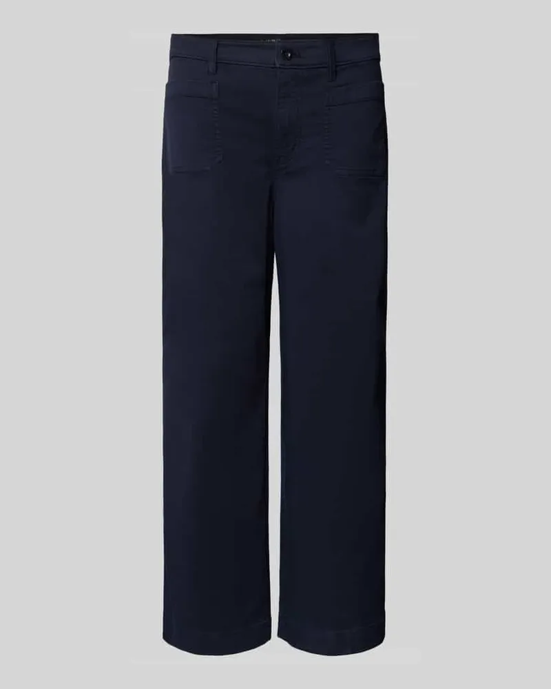 Ralph Lauren Regular Fit Culotte aus Baumwoll-Mix Dunkelblau