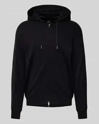 Armani Exchange Sweatjacke mit Zweiwege-Reißverschluss Black