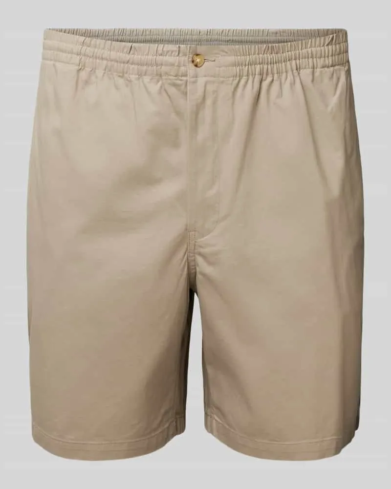 Ralph Lauren PLUS SIZE Shorts in unifarbenem Design Khaki