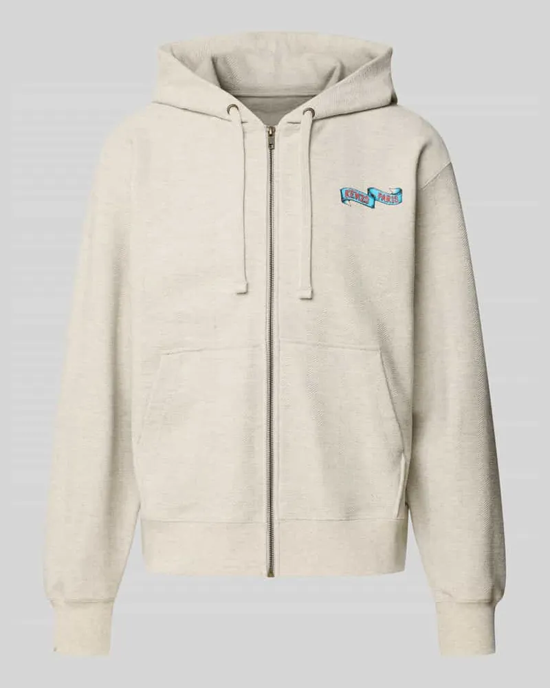 Kenzo Sweatjacke mit Logo-Print Anthrazit