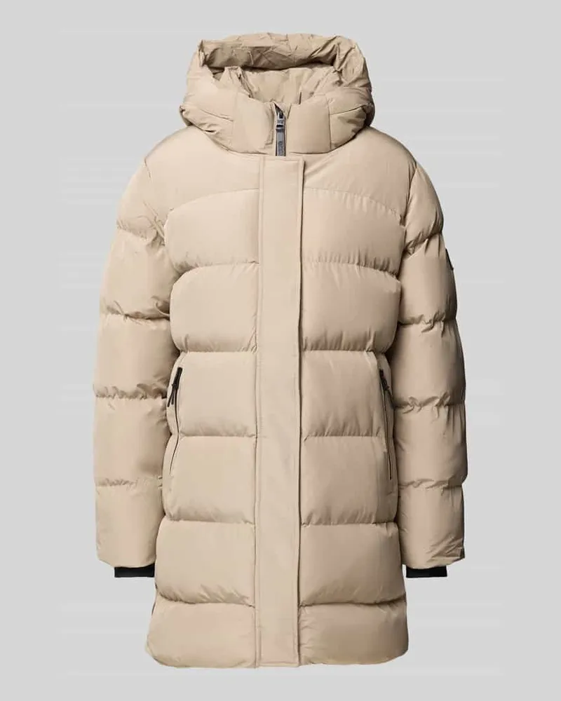 Superdry. Steppjacke mit Reißverschlusstaschen Stein