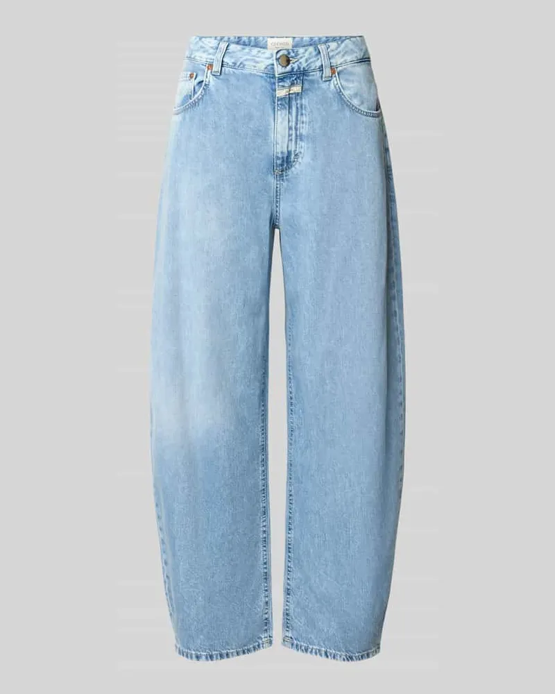 Closed Barrel Fit Jeans mit Label-Detail Modell 'JAZZIE Hellblau