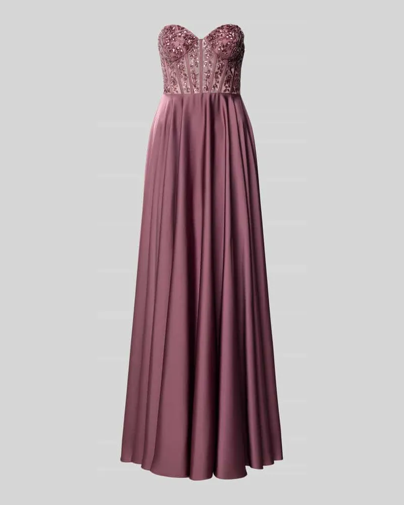 Laona Abendkleid mit Ziersteinbesatz Altrosa