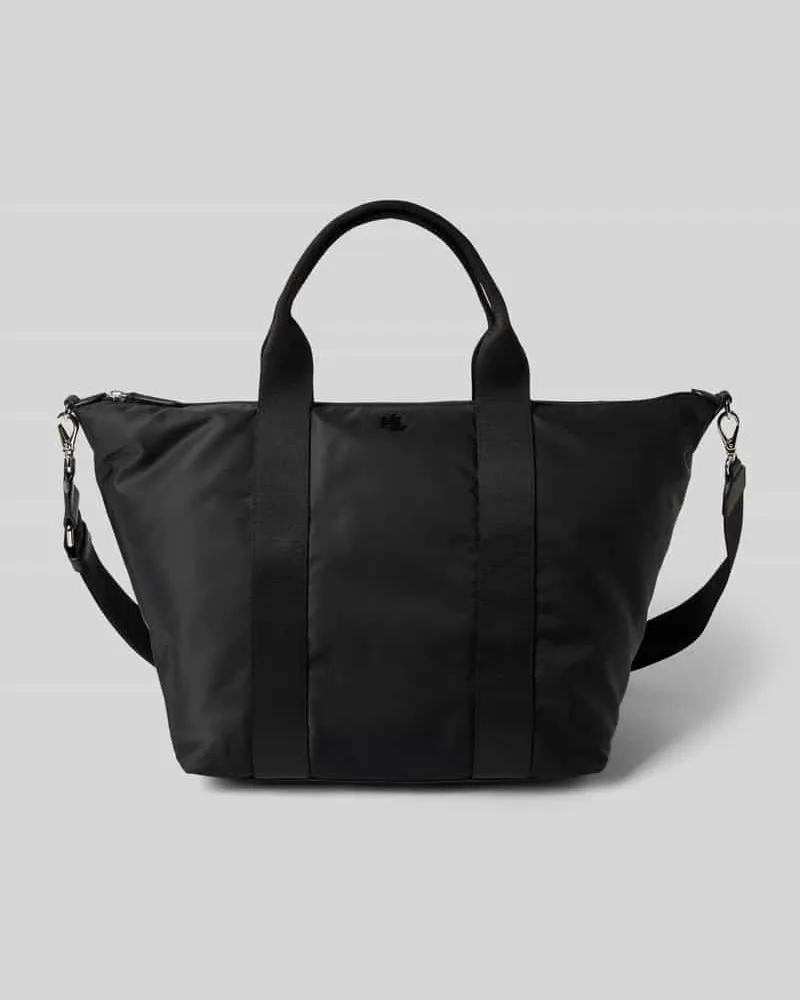 Ralph Lauren Shopper mit Logo-Applikation Modell 'STEVIE Black