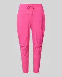 RAFFAELLO ROSSI  Tapered Fit Stoffhose mit Tunnelzug Modell 'GIRA Pink