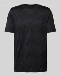 HUGO BOSS T-Shirt mit Label-Detail Modell 'Thompson Black