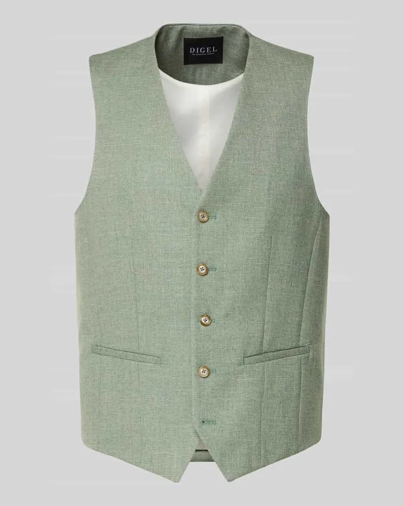 Digel Regular Fit Weste mit Viskose-Anteil Modell 'Edgar Gruen