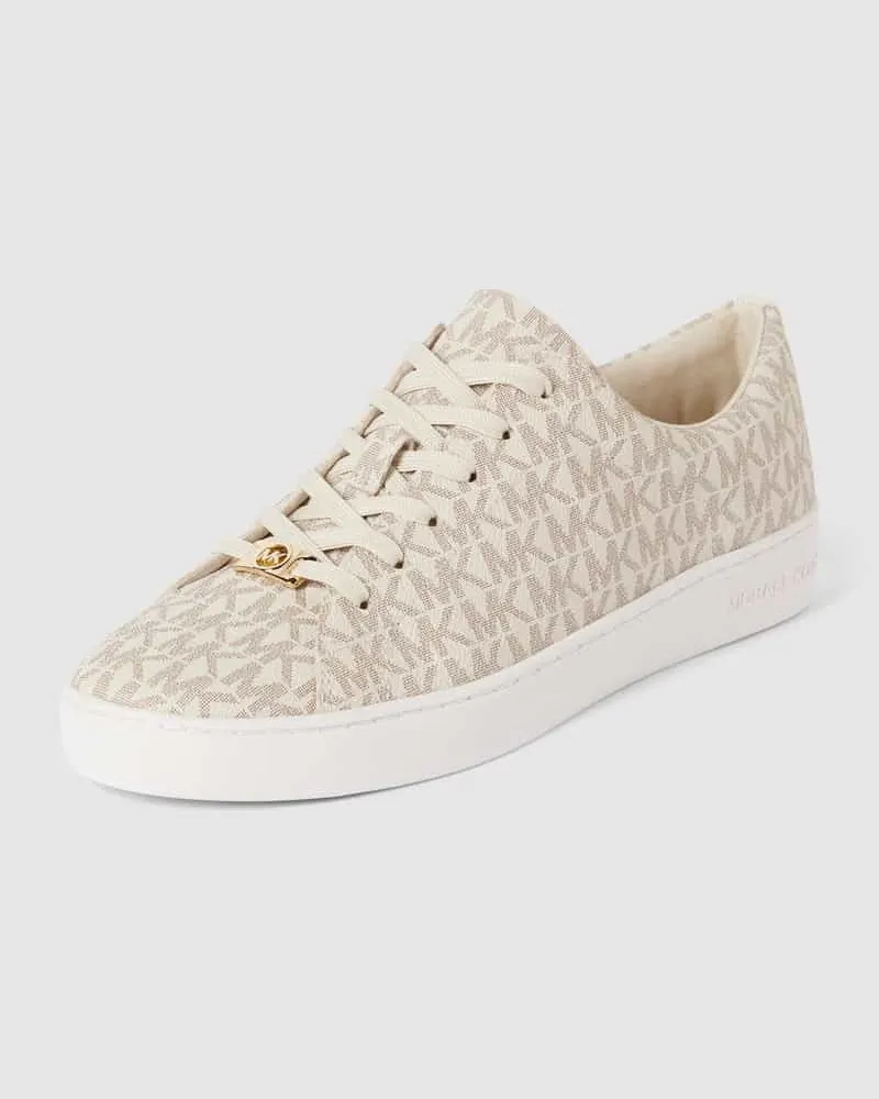 Michael Kors Sneaker mit Allover-Logo Modell 'KEATON Offwhite