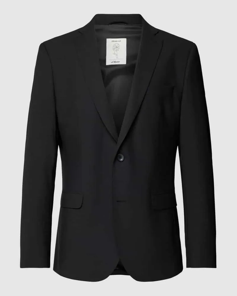S.Oliver Sakko mit Reverskragen Modell s.O ULTIMATE Black