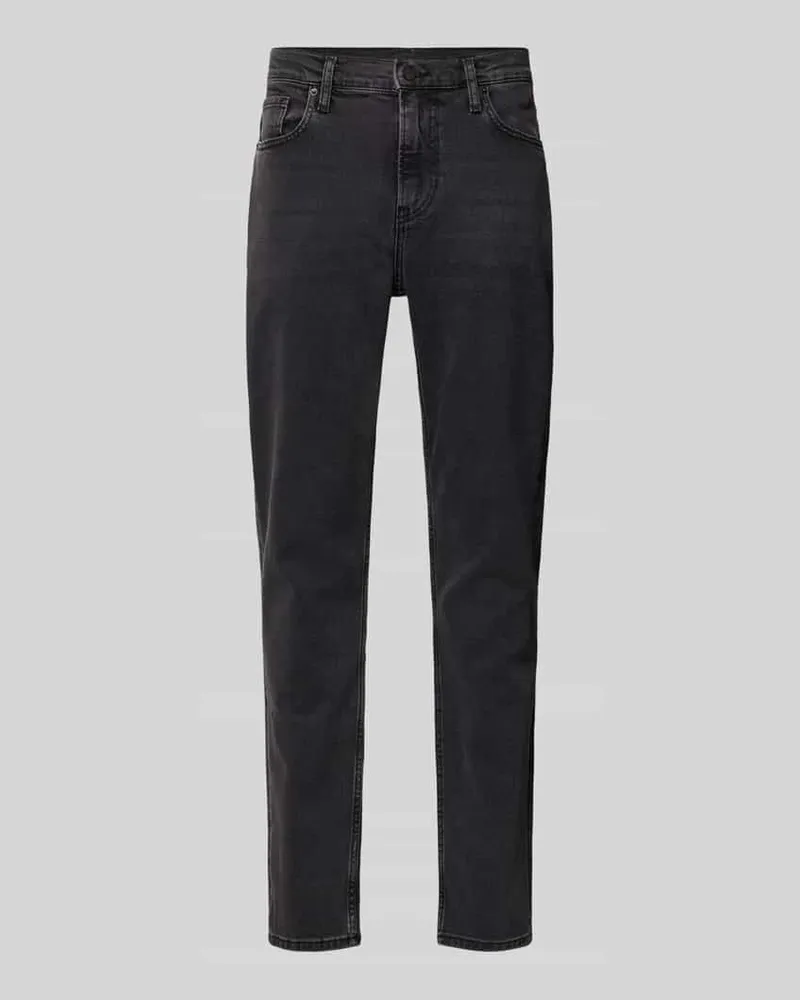 Armedangels Straight Fit Jeans aus Baumwoll-Lyocell-Mix Modell 'AARJO TARPA Black