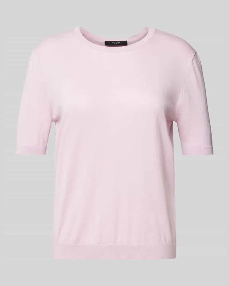 Max Mara Strickshirt mit Rundhalsausschnitt Modell 'ZIBETTO Rosa
