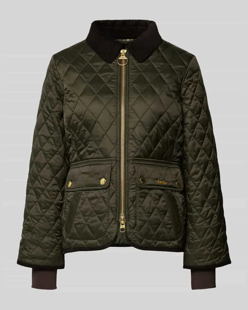 Barbour Shaped Fit Steppjacke Modell 'BEADNELL Oliv