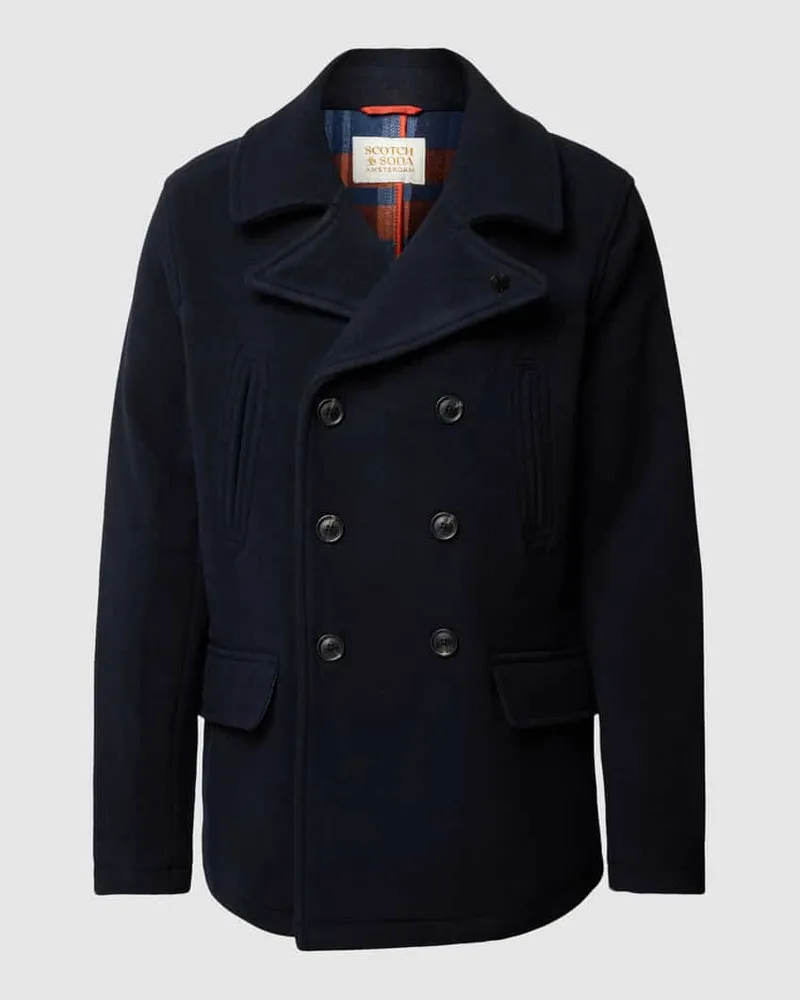 Scotch&Soda Mantel mit Reverskragen Marine