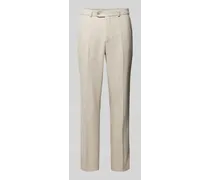 Slim Fit Anzughose mit Bügelfalten Modell 'Shiver