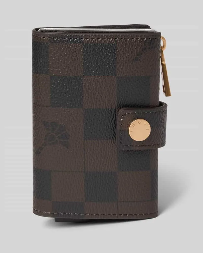 JOOP! Portemonnaie mit Label-Detail Dunkelbraun