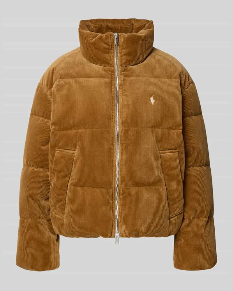 Ralph Lauren Steppjacke mit Reißverschluss Camel