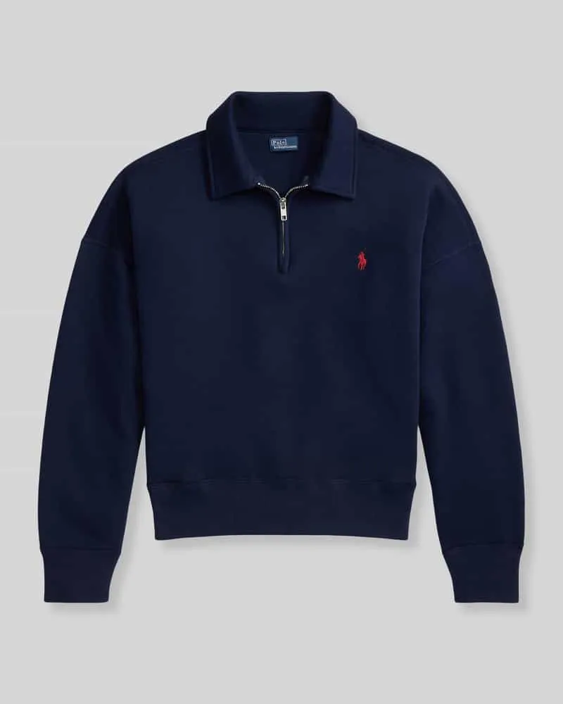 Ralph Lauren Regular Fit Troyer aus Baumwoll-Mix Marine