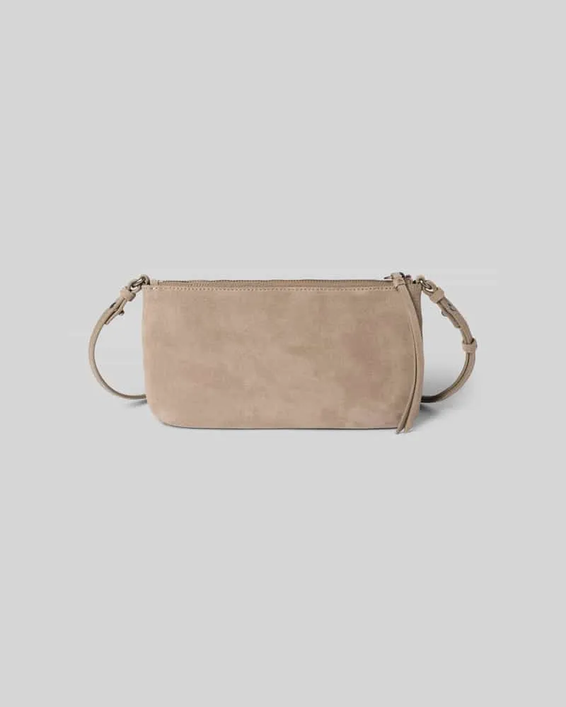 Liebeskind Crossbody Bag aus echtem Leder Hellgrau